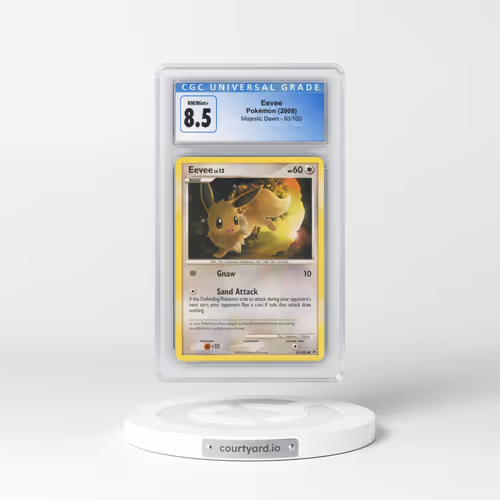 2008 Majestic Dawn #63/100 Eevee (CGC 8.5 NM-MT+)