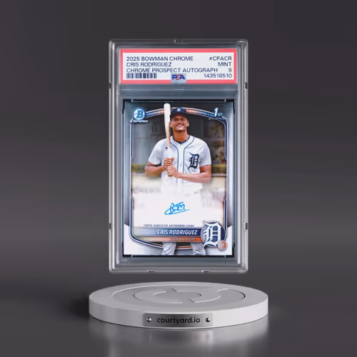 2025 Bowman Chrome Prospect Autographs #CPACR Cris Rodriguez (PSA 9 MINT)