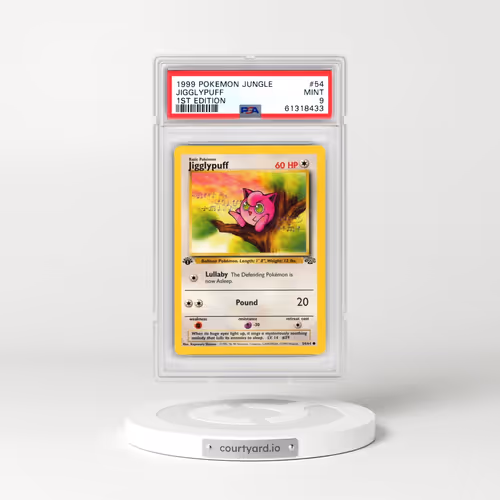 1999 Pokémon Jungle #54 Jigglypuff - 1st Edition (PSA 9 MINT)