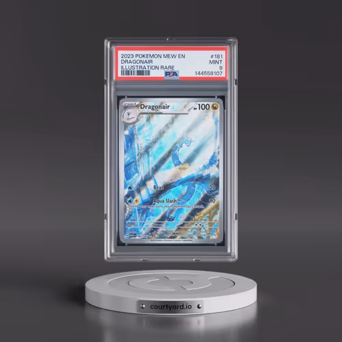 2023 Pokémon Mew EN-151 #181 Dragonair - Illustration Rare (PSA 9 MINT)