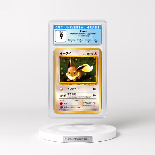 1997 Japanese Rocket Gang #133 Eevee (CGC 9 MINT)