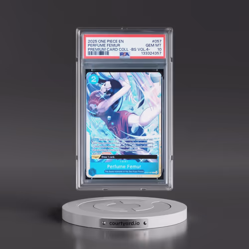 2025 One Piece Premium Card Collection -Best Selection Vol.4 #057 Perfume Femur (PSA 10 GEM MINT)