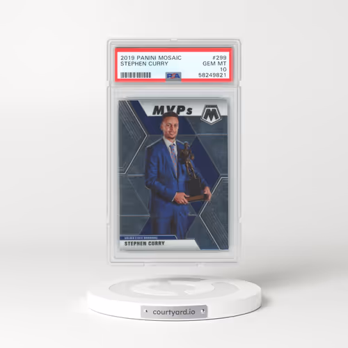 2019 Panini Mosaic #299 Stephen Curry (PSA 10 GEM MINT)