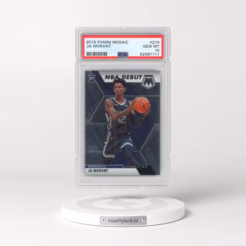 2019 Panini Mosaic #274 Ja Morant (PSA 10 GEM MINT)