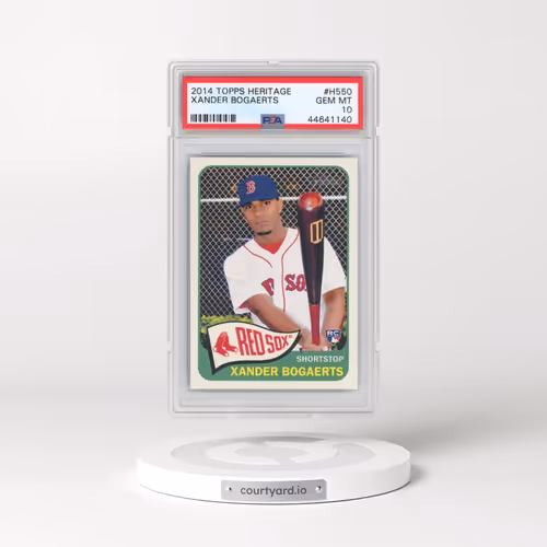 2014 Topps Heritage #H550 Xander Bogaerts (PSA 10 GEM MINT)