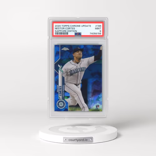2020 Topps Chrome Update Sapphire Edition #196 Nestor Cortes (PSA 9 MINT)