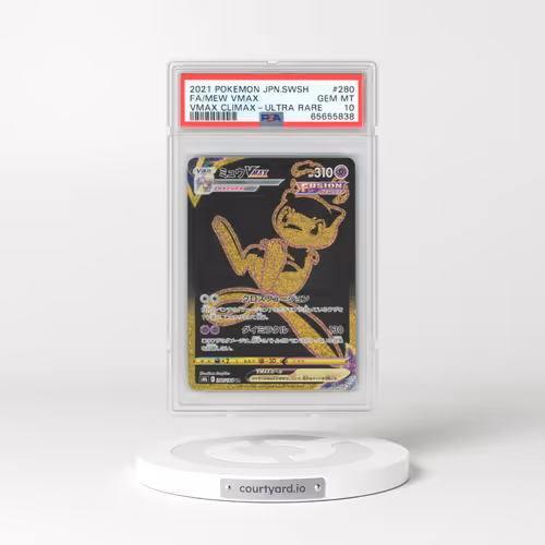 2021 Pokémon Sword & Shield Vmax Climax #280 Mew Vmax - Full Art Ultra Rare (PSA 10 GEM MINT)
