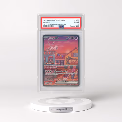 2023 Pokémon Svp EN-SV Black Star Promo #053 Mew EX - Holo 151 Ultra-Premium Collection (PSA 9 MINT)