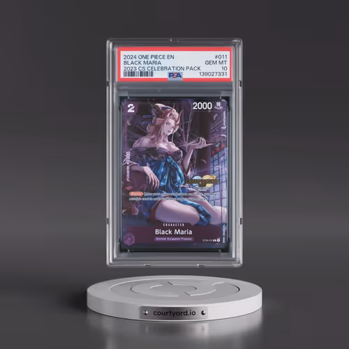 2024 One Piece Championship 2023 Celebration Pack #011 Black Maria (PSA 10 GEM MINT)
