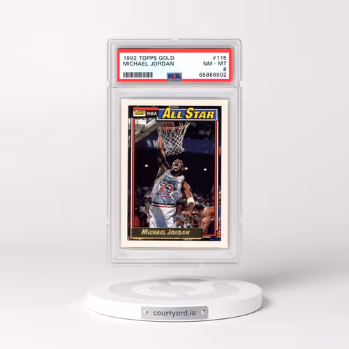 1992 Topps Gold #115 Michael Jordan (PSA 8 NM-MT)