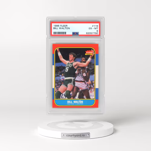 1986 Fleer #119 Bill Walton (PSA 6 EX-MT)