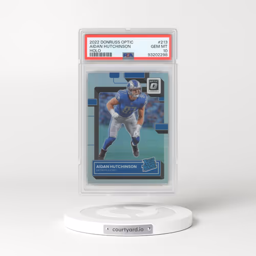 2022 Panini Donruss Optic #213 Aidan Hutchinson (PSA 10 GEM MINT)