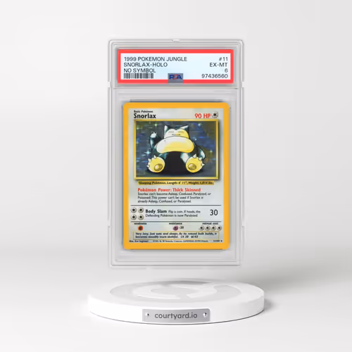 1999 Pokemon Jungle Snorlax-Holo No Symbol 11