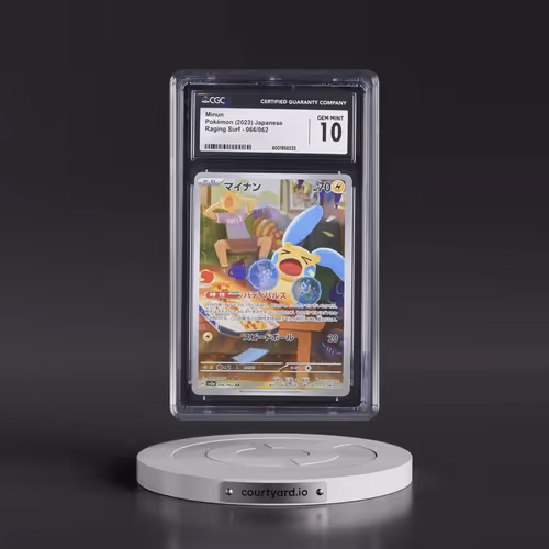 2023 Pokémon Sv3a-Raging Surf #066 Minun - Art Rare (CGC 10 GEM MINT)