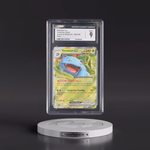 2023 Scarlet & Violet 151 - MEW EN #003/165 Venusaur ex - Holo (CGC 9 MINT)