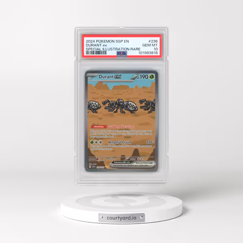2024 Pokémon Ssp EN-Surging Sparks #236 Durant EX - Holo Special Illustration Rare (PSA 10 GEM MINT)