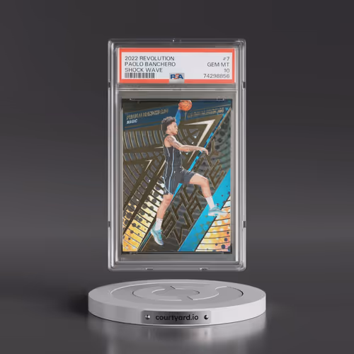 2022 Panini Revolution Shock Wave #7 Paolo Banchero (PSA 10 GEM MINT)
