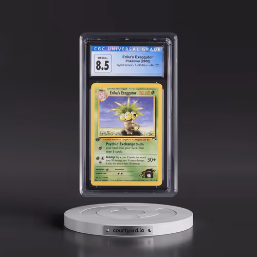2000 Gym Heroes #44/132 Erika's Exeggutor - 1st Edition 1st Edition (CGC 8.5 NM-MT+)