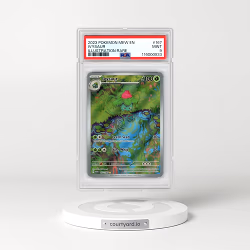2023 Pokémon Mew EN-151 #167 Ivysaur - Illustration Rare (PSA 9 MINT)