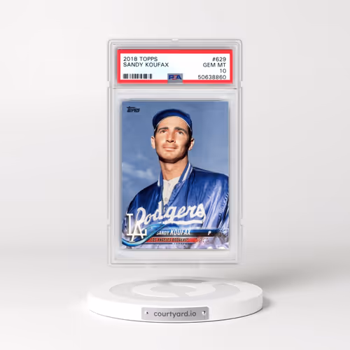 2018 Topps #629 Sandy Koufax (PSA 10 GEM MINT)