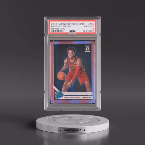 2019 Panini Donruss Optic #195 Darius Garland - Hyper Pink (PSA 10 GEM MINT)