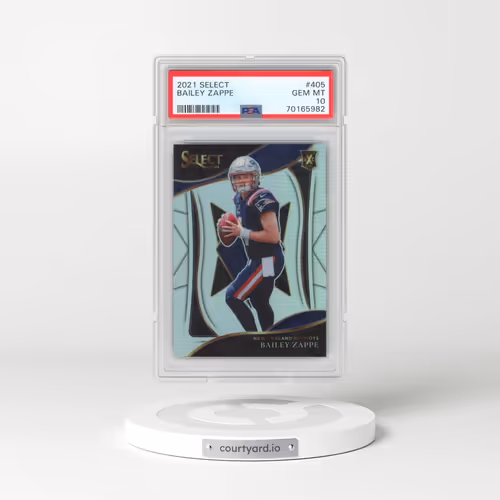 2021 Panini Select #405 Bailey Zappe (PSA 10 GEM MINT)
