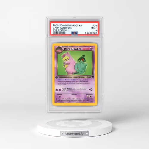 2000 Pokémon Rocket #29 Dark Slowbro - 1st Edition (PSA 9 MINT)