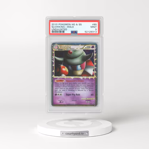 2010 Pokémon Heartgold & Soulsilver Undaunted #85 Slowking - Holo (PSA 9 MINT)