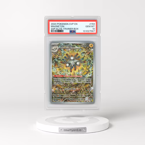 2024 Pokémon Svp EN-SV Black Star Promo #159 Magneton - Surging Sparks Elite Trainer Box (PSA 10 GEM MINT)