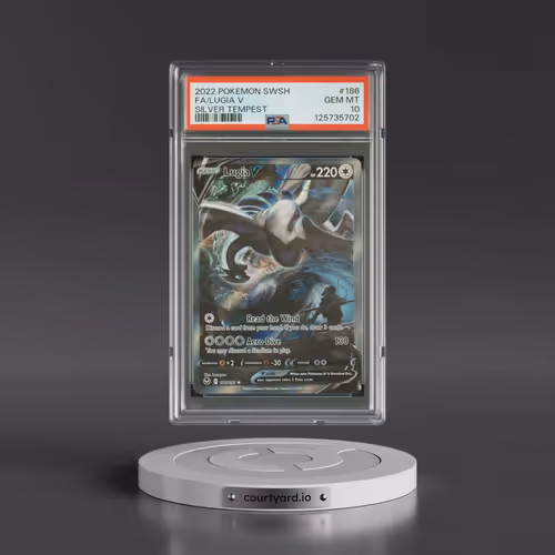 2022 Pokémon Sword & Shield Silver Tempest #186 Lugia V - Holo Full Art (PSA 10 GEM MINT)