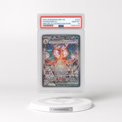2023 Pokémon Obf EN-Obsidian Flames #223 Charizard EX - Holo Special Illustration Rare (PSA 10 GEM MINT)