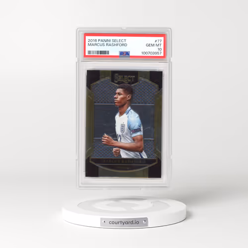 2016 Panini Select #77 Marcus Rashford (PSA 10 GEM MINT)