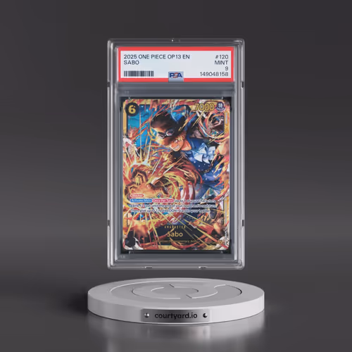2025 One Piece OP13-Carrying on His Will #120 Sabo (PSA 9 MINT)