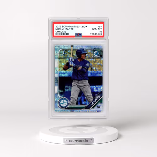 2019 Bowman Mega Box Chrome #97 Noelvi Marte (PSA 10 GEM MINT)