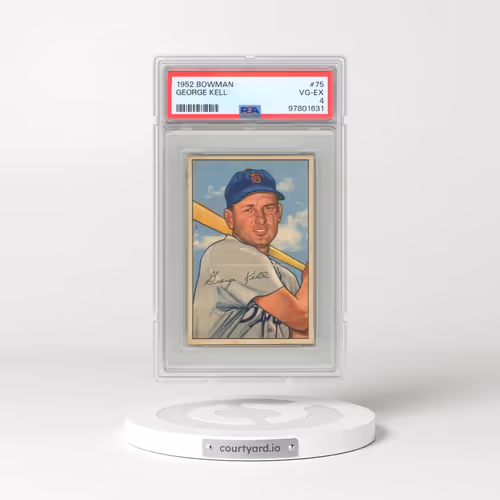 1952 Bowman #75 George Kell (PSA 4 VG-EX)