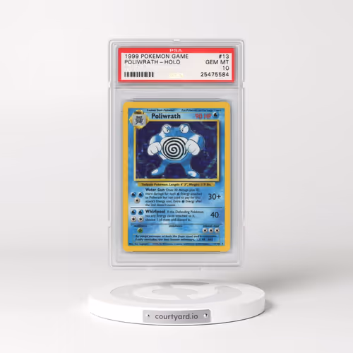 1999 Pokémon Game #13 Poliwrath - Holo (PSA 10 GEM MINT)