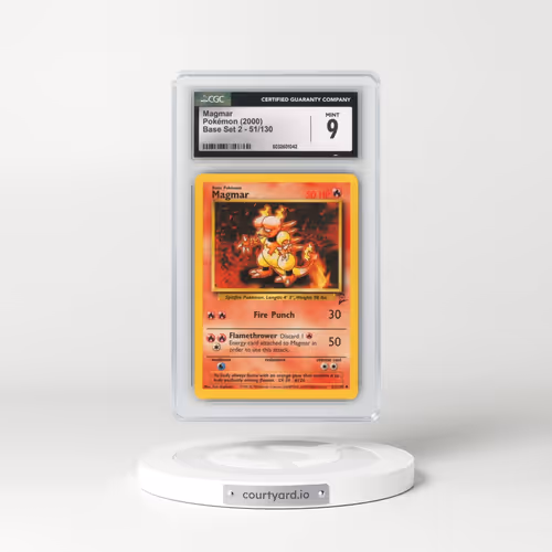 2000 Base Set 2 #51/130 Magmar (CGC 9 MINT)