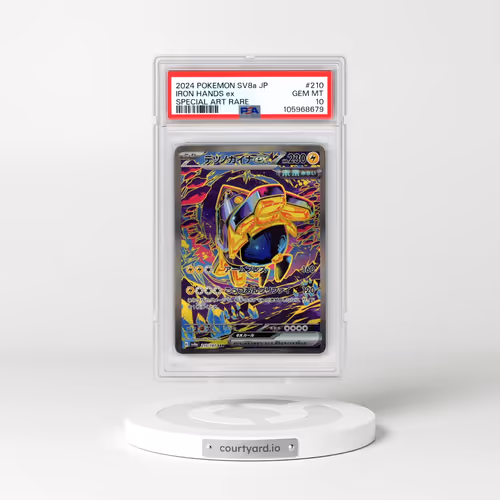 2024 Pokémon Sv8a-Terastal Fest EX #210 Iron Hands EX - Holo Special Art Rare (PSA 10 GEM MINT)