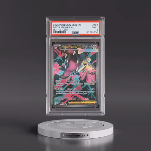 2025 Pokémon Meg EN-Mega Evolution #162 Mega Mawile EX - Holo Ultra Rare (PSA 9 MINT)