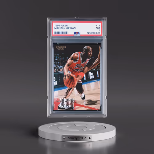1996 Fleer #13 Michael Jordan (PSA 7 NM)