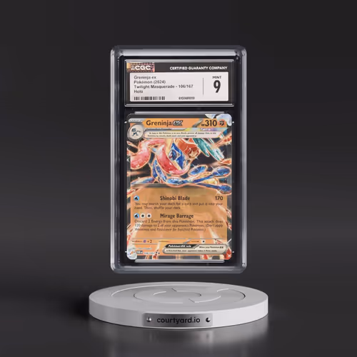 2024 Twilight Masquerade - TWM EN #106/167 Greninja ex - Holo (CGC 9 MINT)
