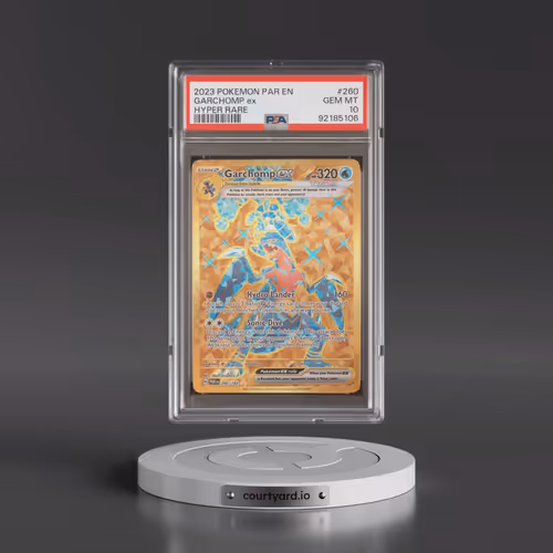 2023 Pokémon Par EN-Paradox Rift #260 Garchomp EX - Holo Hyper Rare (PSA 10 GEM MINT)