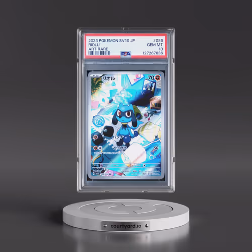 2023 Pokémon Sv1s-Scarlet EX #086 Riolu - Art Rare (PSA 10 GEM MINT)