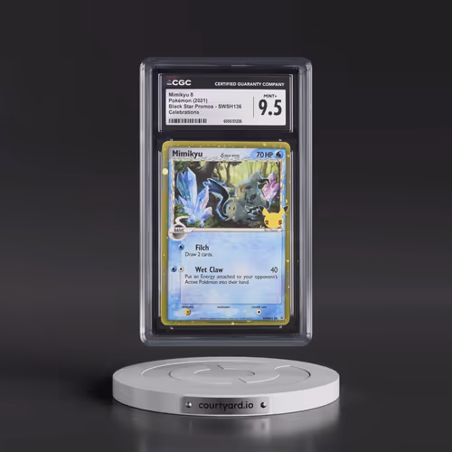 2017 Black Star Promos - Sword & Shield #SWSH136 Mimikyu ´ - Celebrations (Holo) (CGC 9.5 MINT+)