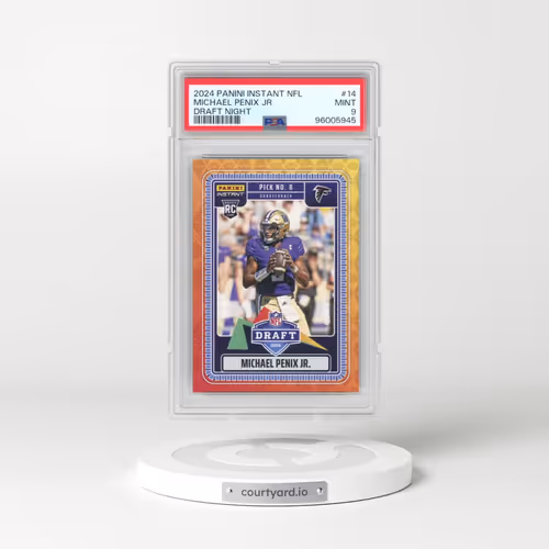 2024 Panini Instant NFL Draft Night #14 Michael Penix Jr (PSA 9 MINT)