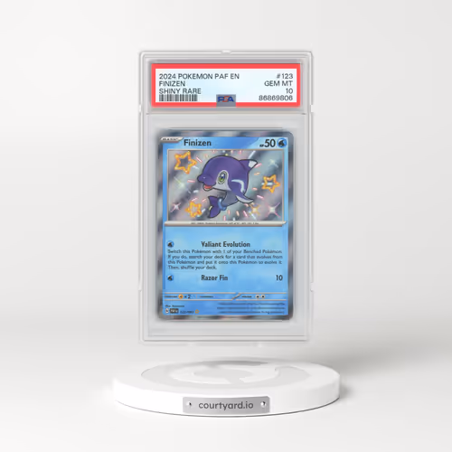 2024 Pokémon Paf EN-Paldean Fates #123 Finizen - Shiny Rare (PSA 10 GEM MINT)