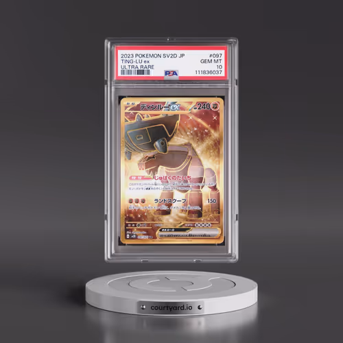 2023 Pokémon Sv2d-Clay Burst #097 Ting-LU EX - Holo Ultra Rare (PSA 10 GEM MINT)