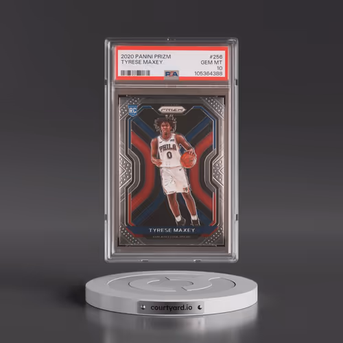 2020 Panini Prizm #256 Tyrese Maxey (PSA 10 GEM MINT)