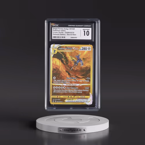 2023 Crown Zenith #GG68/GG70 Origin Forme Dialga VSTAR - Galarian Gallery Holo (CGC 10 GEM MINT)