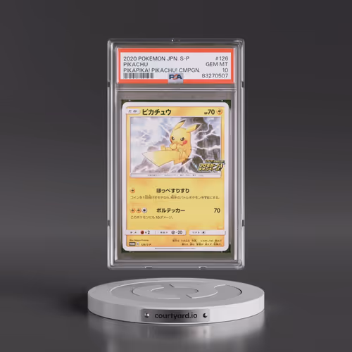 2020 Pokémon S Promo #126 Pikachu - Pikapika! Pikachu! Campaign (PSA 10 GEM MINT)